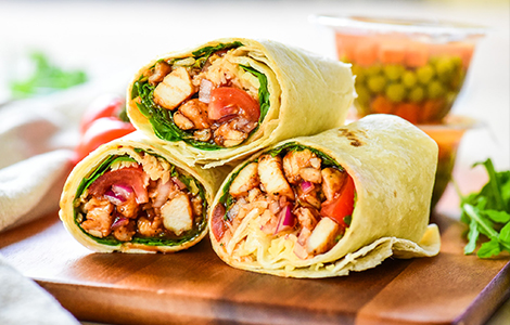 Breaded Chicken Bbq Wrap